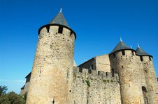 Walls Of Carcassonne Stock Image Walls Of Carcassonne Stock Image