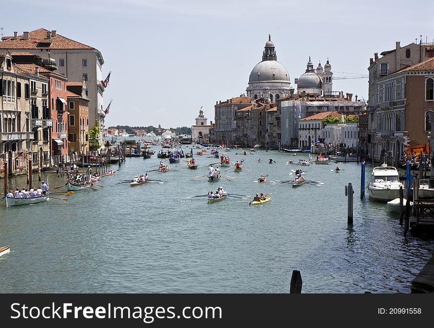 Buildings On The Big Canal In Venice