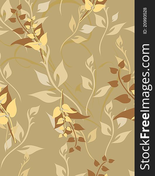 Beautiful pattern floral leaf nature