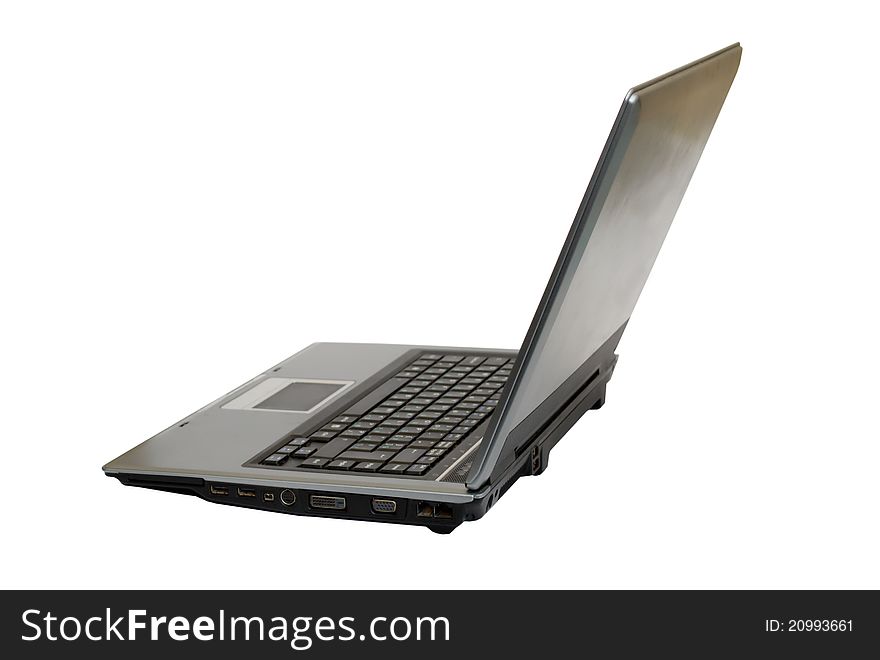 Laptop isolated on a white background. Laptop isolated on a white background