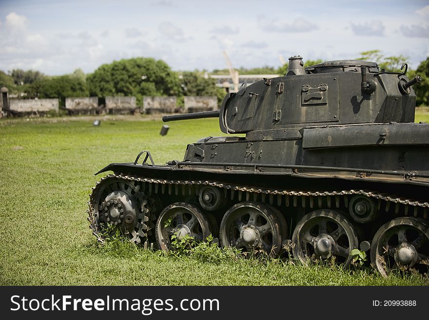 Tank from WW2 era