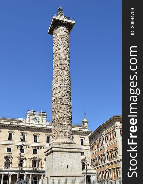 The Column of Marcus Aurelius. The Column of Marcus Aurelius