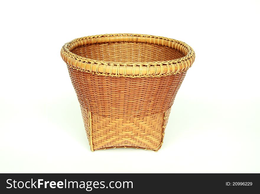 Basket isolated on white background