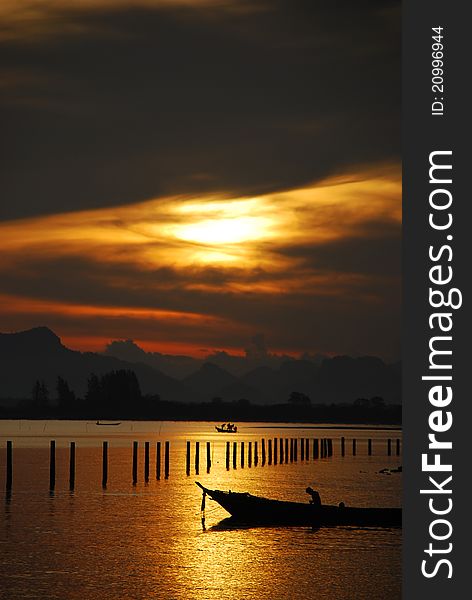 Took at southern Thailand, A fisher man's dawn. Took at southern Thailand, A fisher man's dawn.