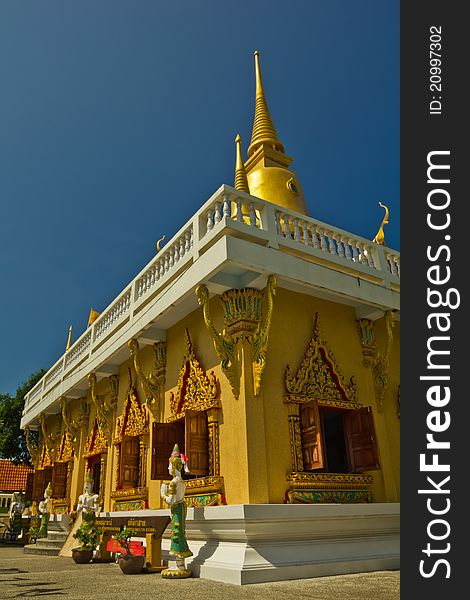 Golden pagoda koh samui