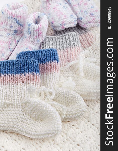 Woolen baby socks