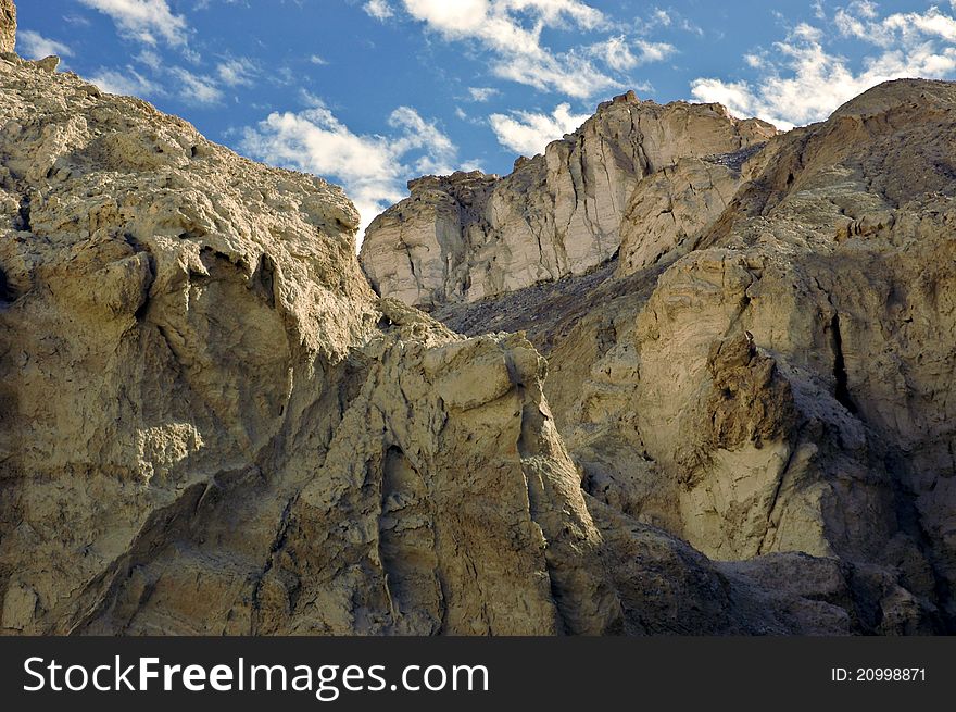 Rocky landscape in the Negev