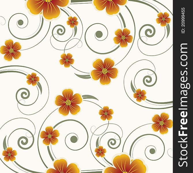 Floral design. Floral vector illustration. Floral design. Floral vector illustration