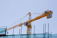 Construction Crane Royalty Free Stock Photography Construction Crane Royalty Free Stock Photography
