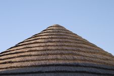 Straw Roof Royalty Free Stock Photo Straw Roof Royalty Free Stock Photo