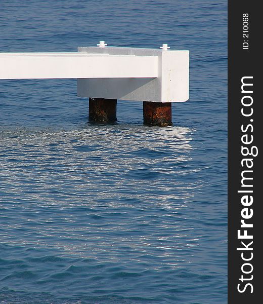 Jetty at sea