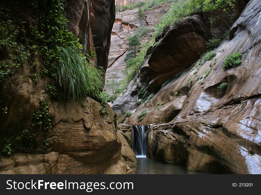 Green Grotto Waterfall