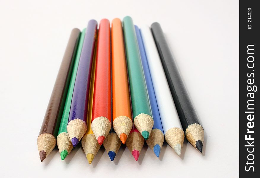 Stack of Colored Pencils