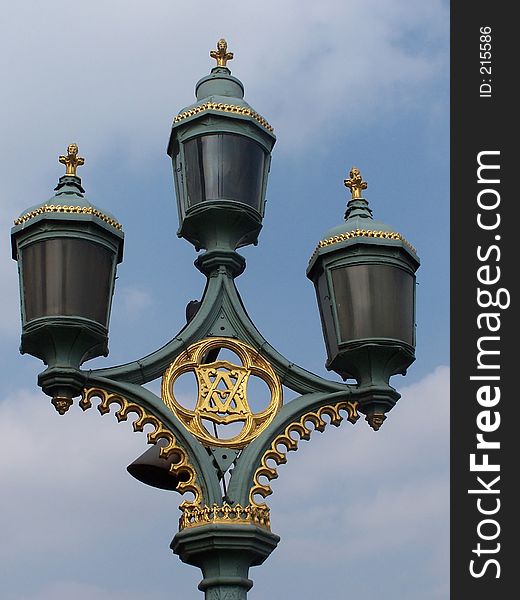 Beautiful lamp post taken in London