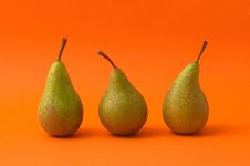 Three Pears Royalty Free Stock Image Three Pears Royalty Free Stock Image