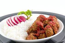 Meat Balls With Pepper Sauce Royalty Free Stock Photos Meat Balls With Pepper Sauce Royalty Free Stock Photos