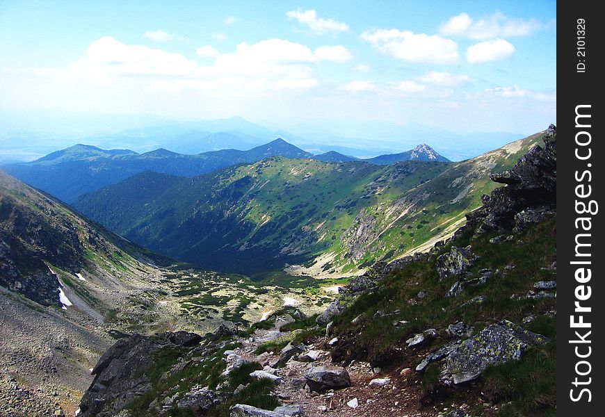 Western Tatra beautiful Slovak Mountains