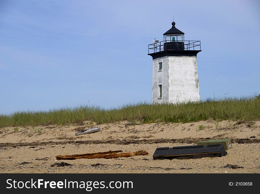 Long Point Lighthouse in Provincetown, Cape Cod, MA, USA