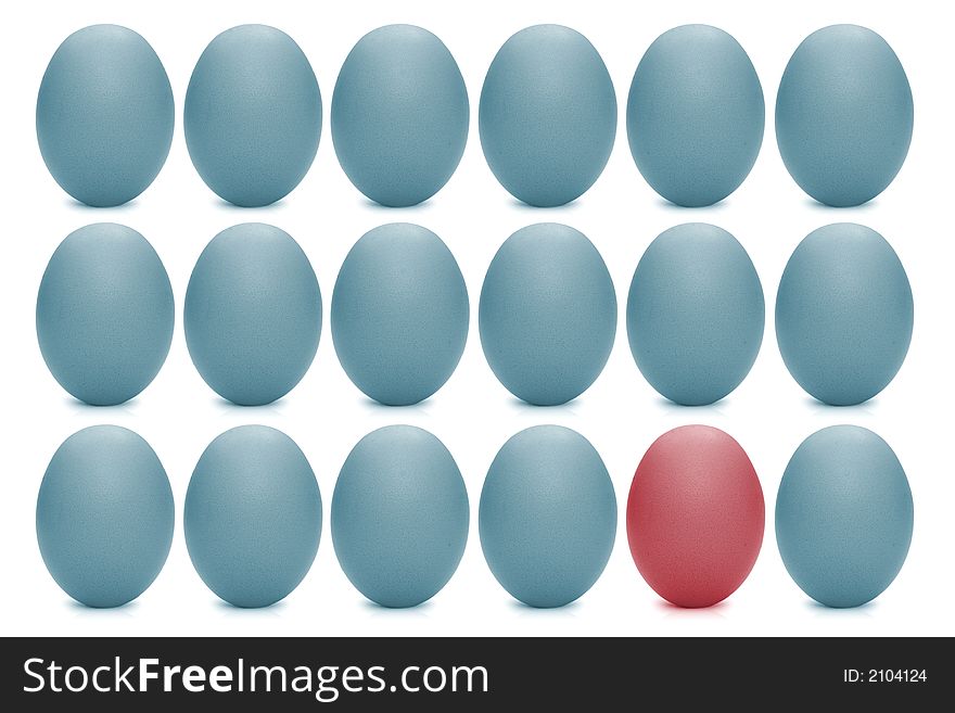 Some colorful eggs for easter