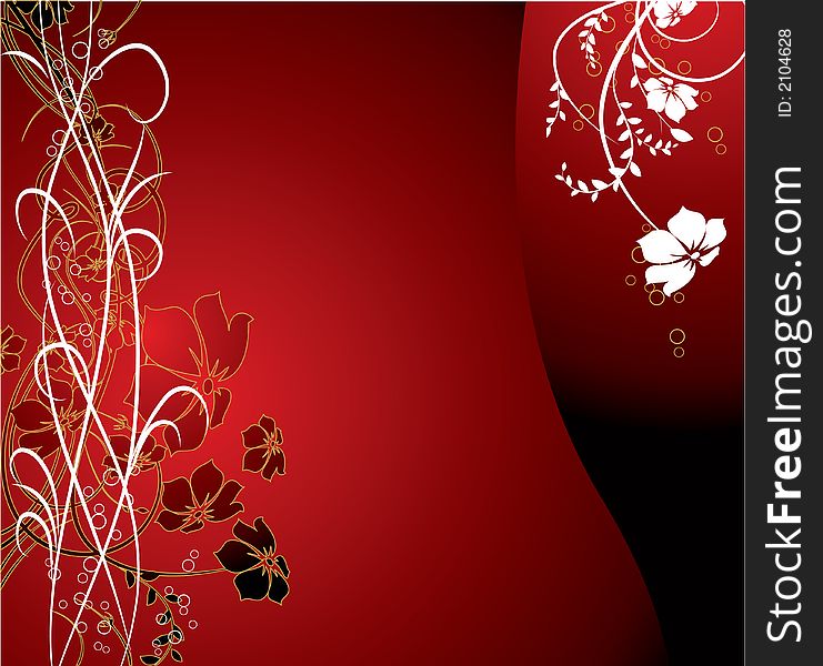 Floral background. Illustration can be used for different purposes