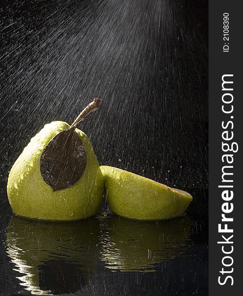 Pears In Rain