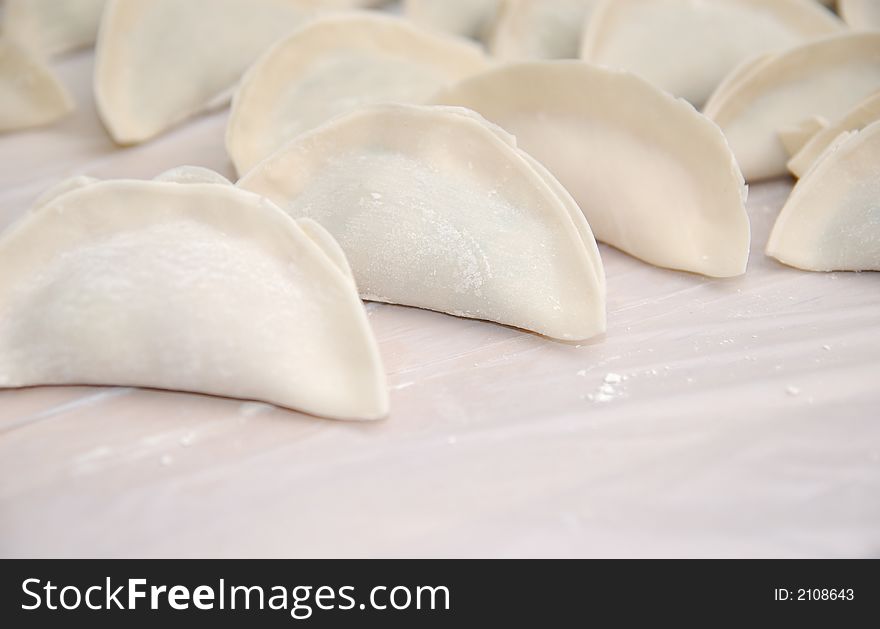 This is home-made dumplings that are very typical chinese food,especially for celebrating chinese traditional spring festival