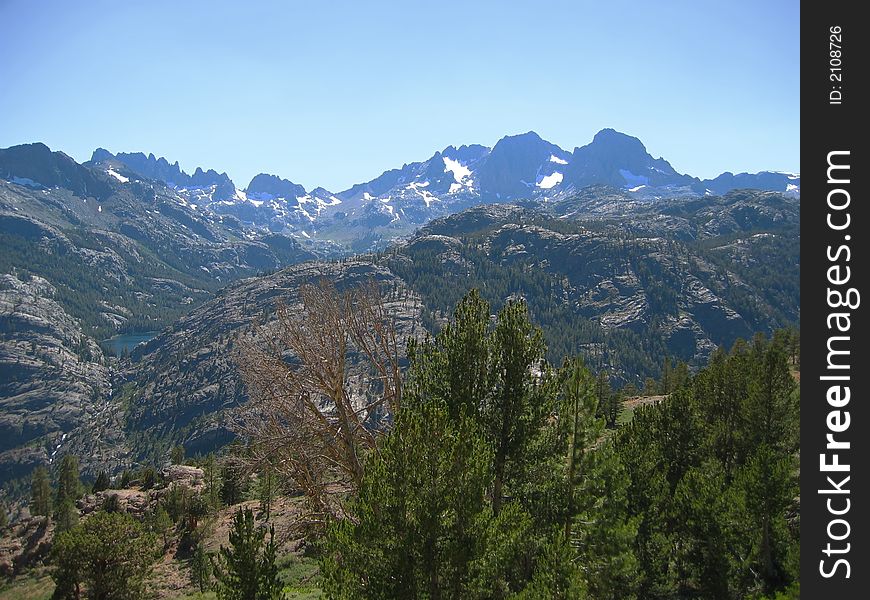 The Minarets, Mount Ritter, and Mount Banner, in the Ansel Adams wilderness. The Minarets, Mount Ritter, and Mount Banner, in the Ansel Adams wilderness