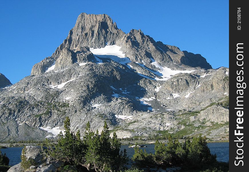Mount Banner, in the ansel adams wilderness