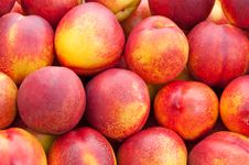 Ripe Bright Peach Close Up. Royalty Free Stock Images Ripe Bright Peach Close Up. Royalty Free Stock Images