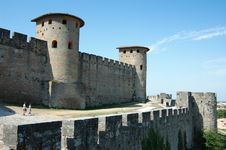 Walls Of Carcassonne Royalty Free Stock Images Walls Of Carcassonne Royalty Free Stock Images