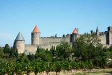View On Carcassonne Royalty Free Stock Photos View On Carcassonne Royalty Free Stock Photos