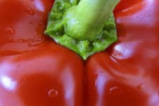 Red Pepper In Detail Stock Images