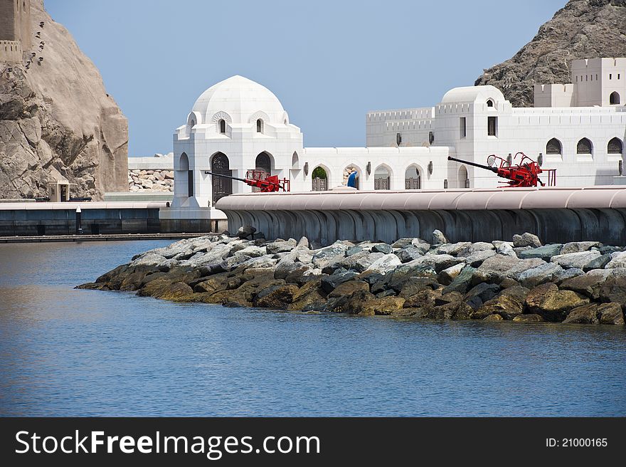 Protection for the palace of the Sultan of Oman