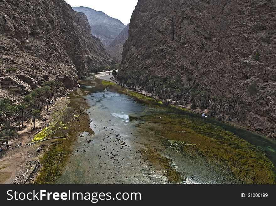 Wadi Shaab In Oman