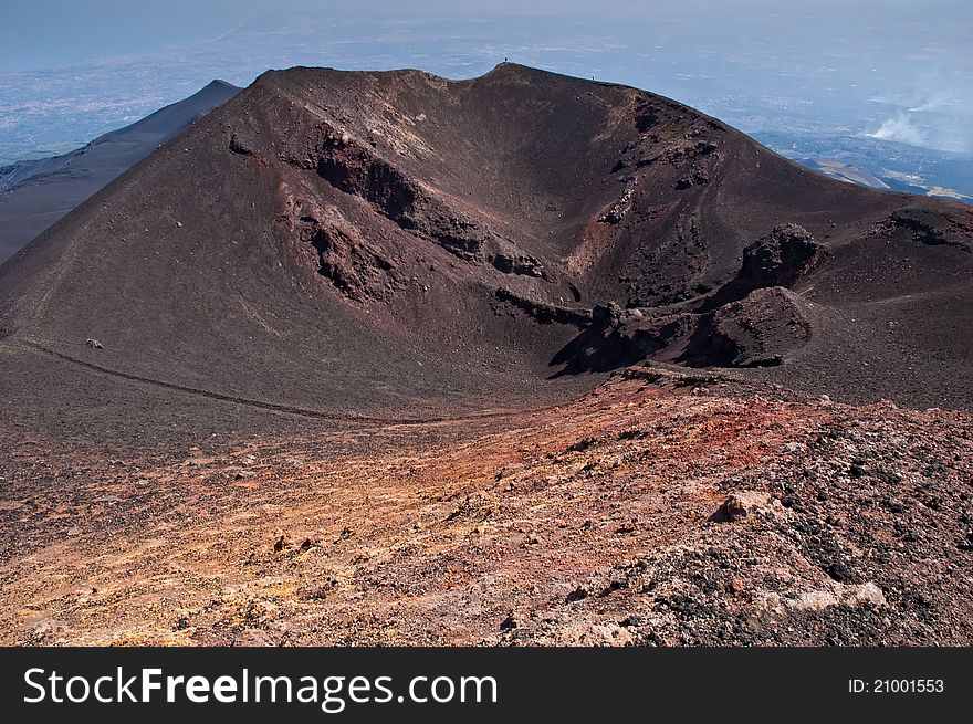 Old Inactive Craters Of Etna, Sicily