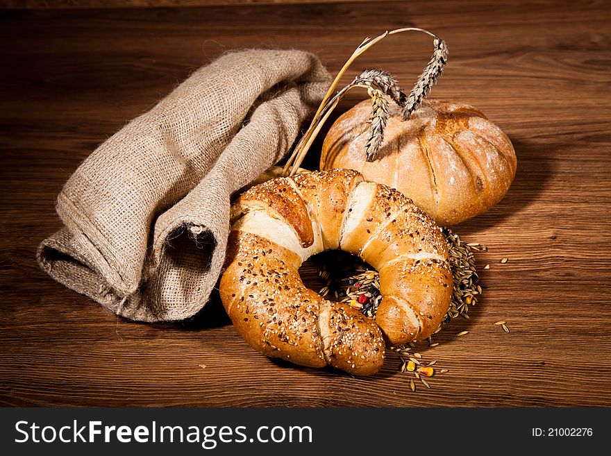 Composition of fresh bread