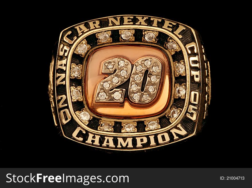 NASCAR NEXTEL CUP 2005 champion ring. NASCAR NEXTEL CUP 2005 champion ring