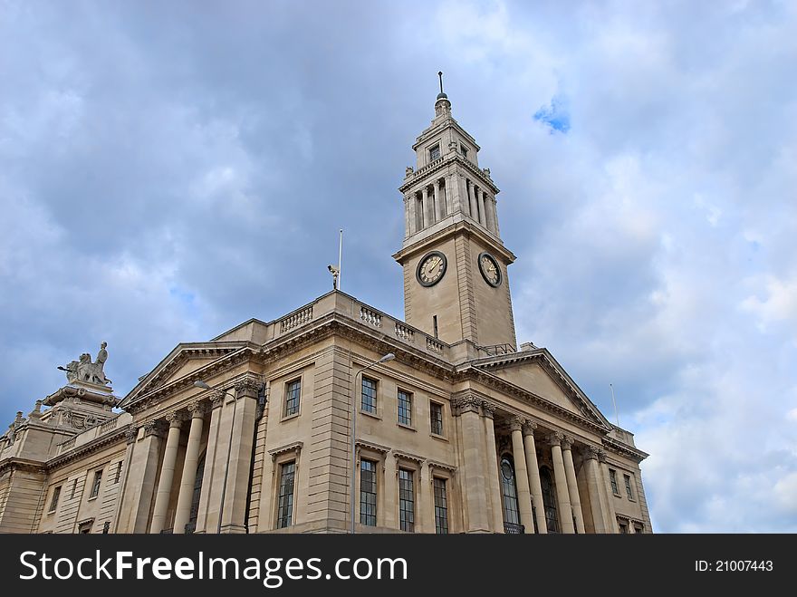 The Clock Tower of the Guildhall in Hull Yorkshire