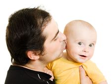 Father Kissing Daughter Stock Photo Father Kissing Daughter Stock Photo