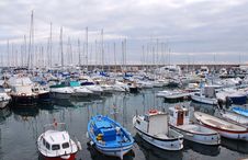 Lots Of Boats In The Harbour Royalty Free Stock Photography Lots Of Boats In The Harbour Royalty Free Stock Photography