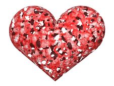 3D Exhausted Love Heart Stock Images 3D Exhausted Love Heart Stock Images