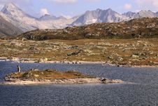 Totensee At Grimsel Pass Stock Images