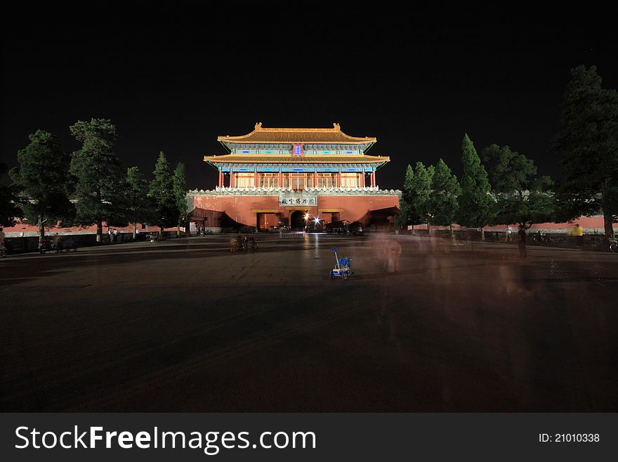 The Forbidden City Night Piece