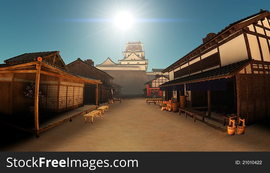 Image of the Japanese castle