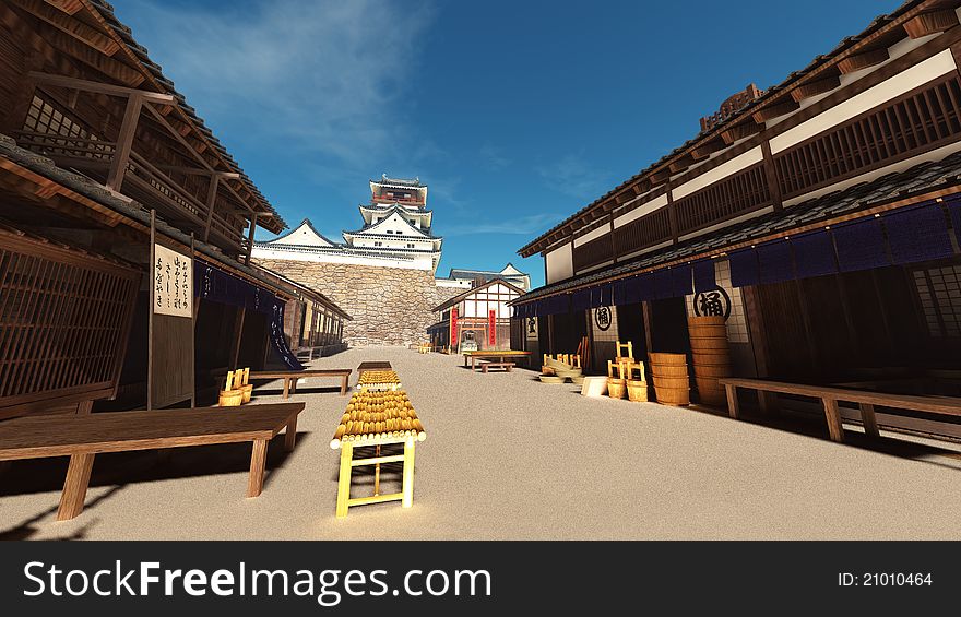 Image of the Japanese castle