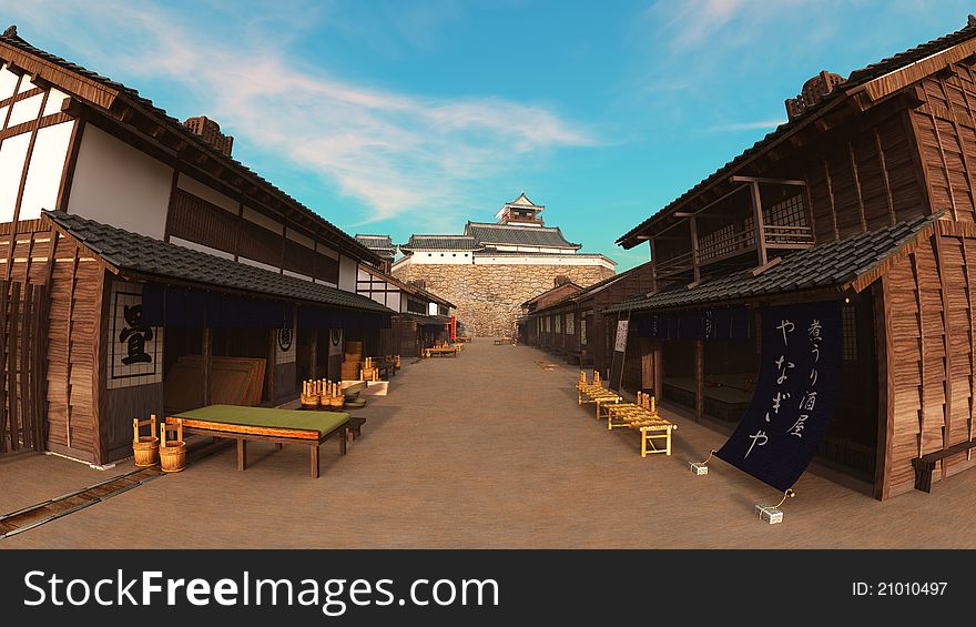 Image of the Japanese castle