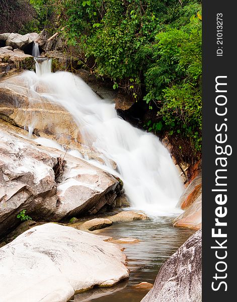 Beautiful waterfall in western of thailand. Beautiful waterfall in western of thailand