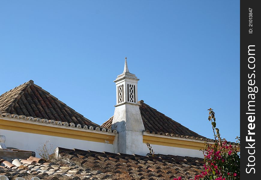 Chimneys of the Algarve in Portugal. Chimneys of the Algarve in Portugal