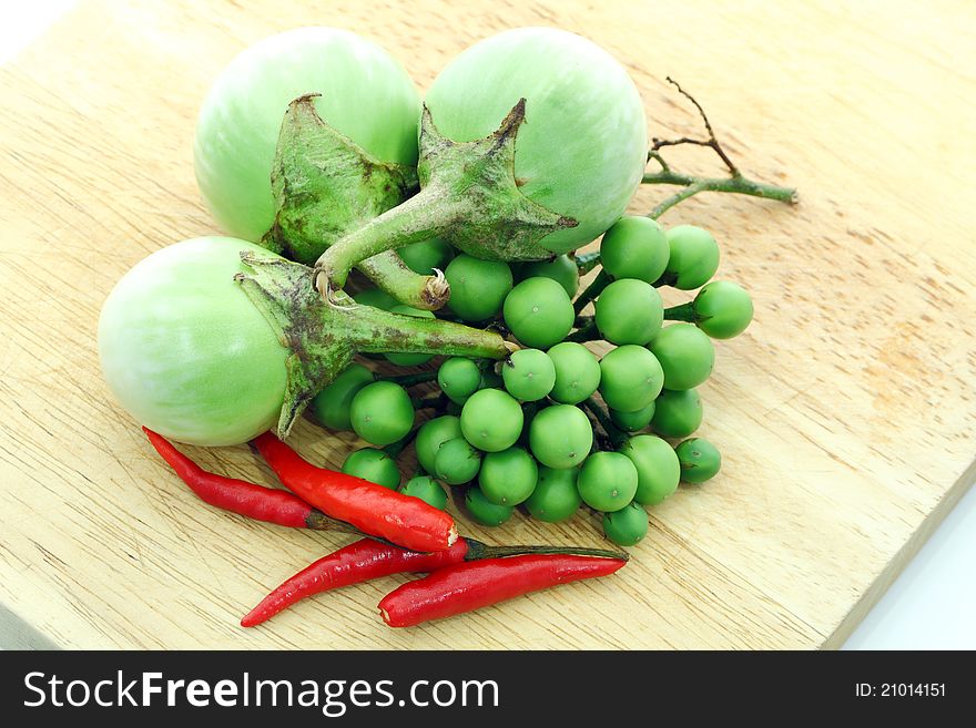 Eggplants And Chili