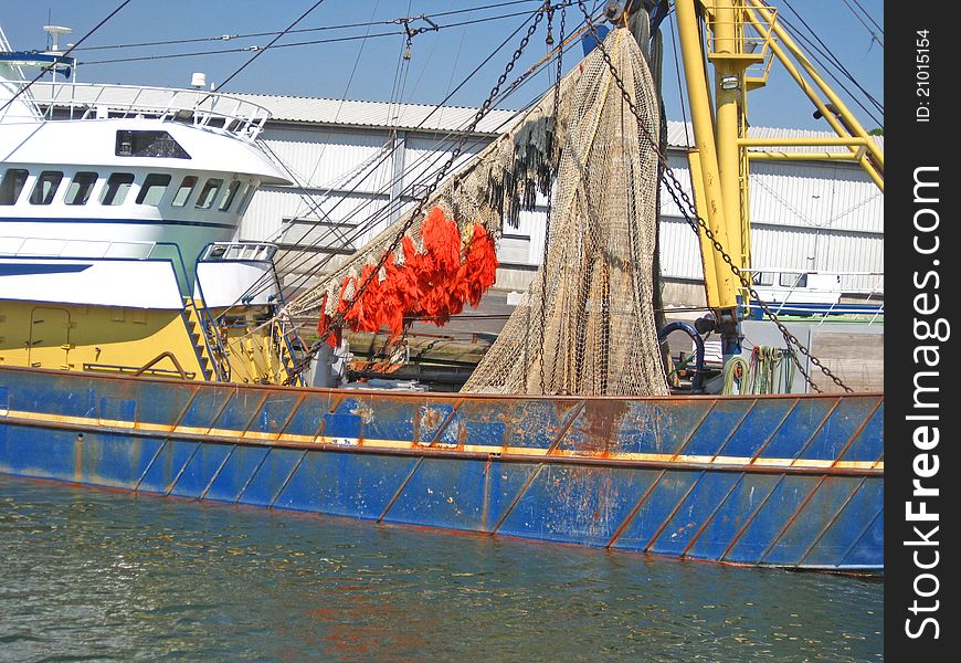 a dutch vessel in the harbor